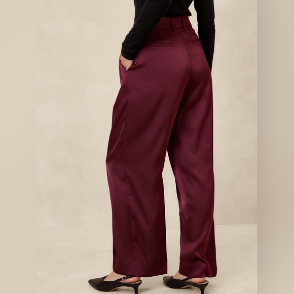 NWT! Banana Republic Black Relaxed Trousers - Size 20 - Picture 3 of 5